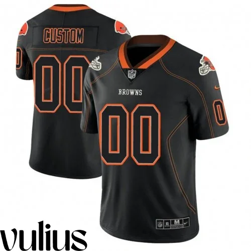 Browns Custom Jersey, Black Men's Jersey, Color Rush Jersey -