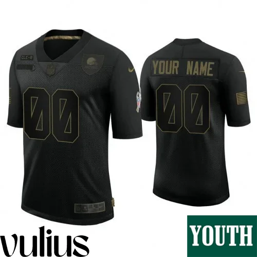 Browns Custom Jersey, Black Youth's Jersey, Service Limited Jersey -