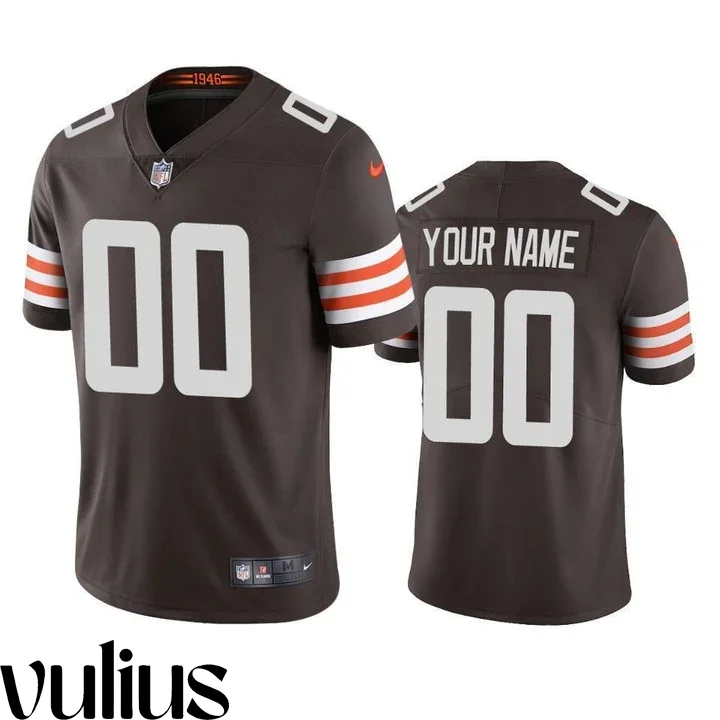 Browns Custom Jersey, Brown Men's Jersey, 2020 Vapor Limited Jersey -