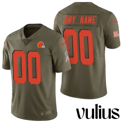 Browns Custom Jersey, Brown Men's Jersey, Service Game Jersey -