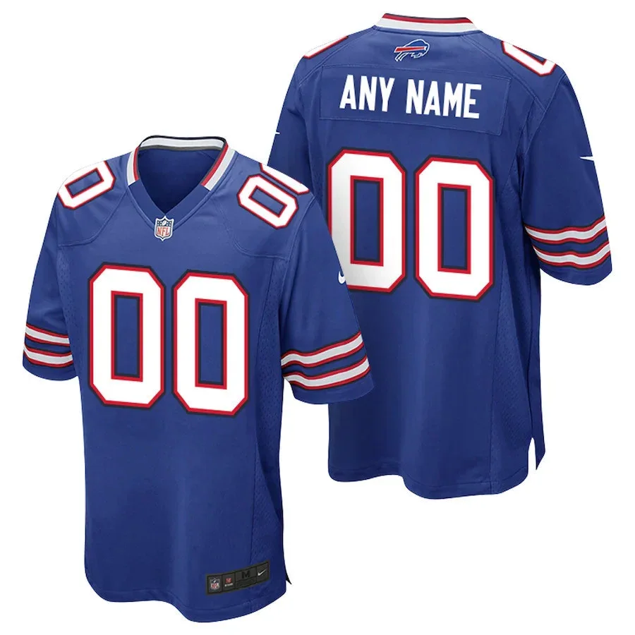 Men's Buffalo Bills Game Jersey - Old Royal - Custom -