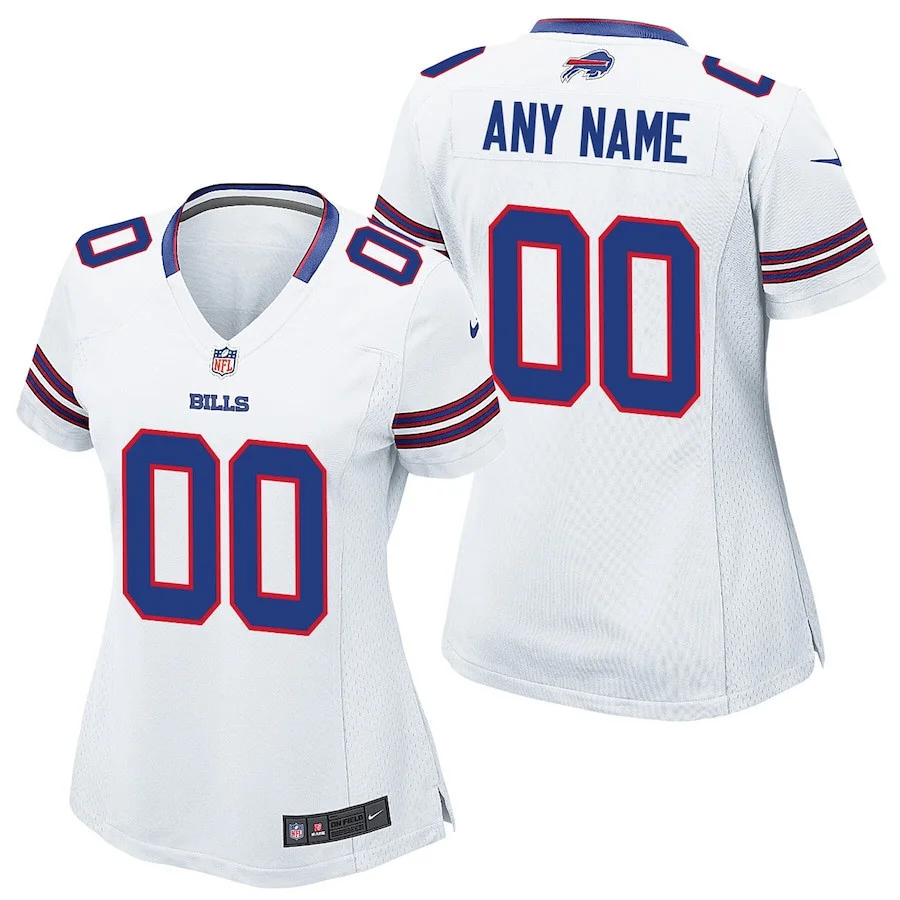 Woman's  s Buffalo Bills Road Game Jersey - Custom -