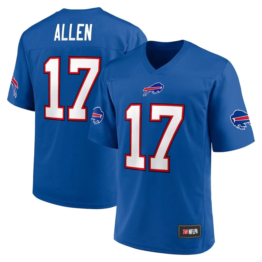 Youth's Josh Allen Royal Buffalo Bills  Player Jersey