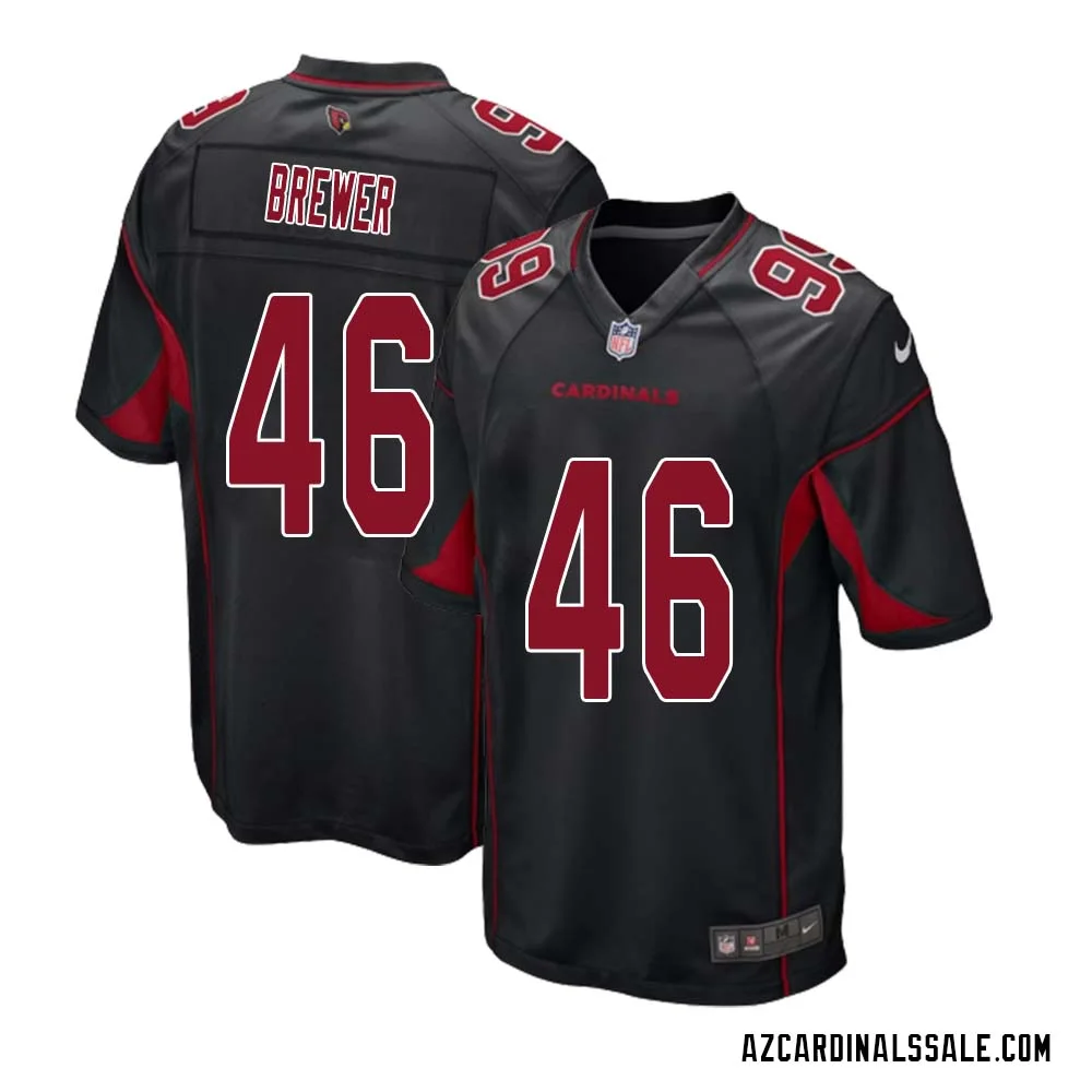 Aaron Brewer No 46 Arizona Cardinals Alternate Game Jersey Cardinal for Men 1