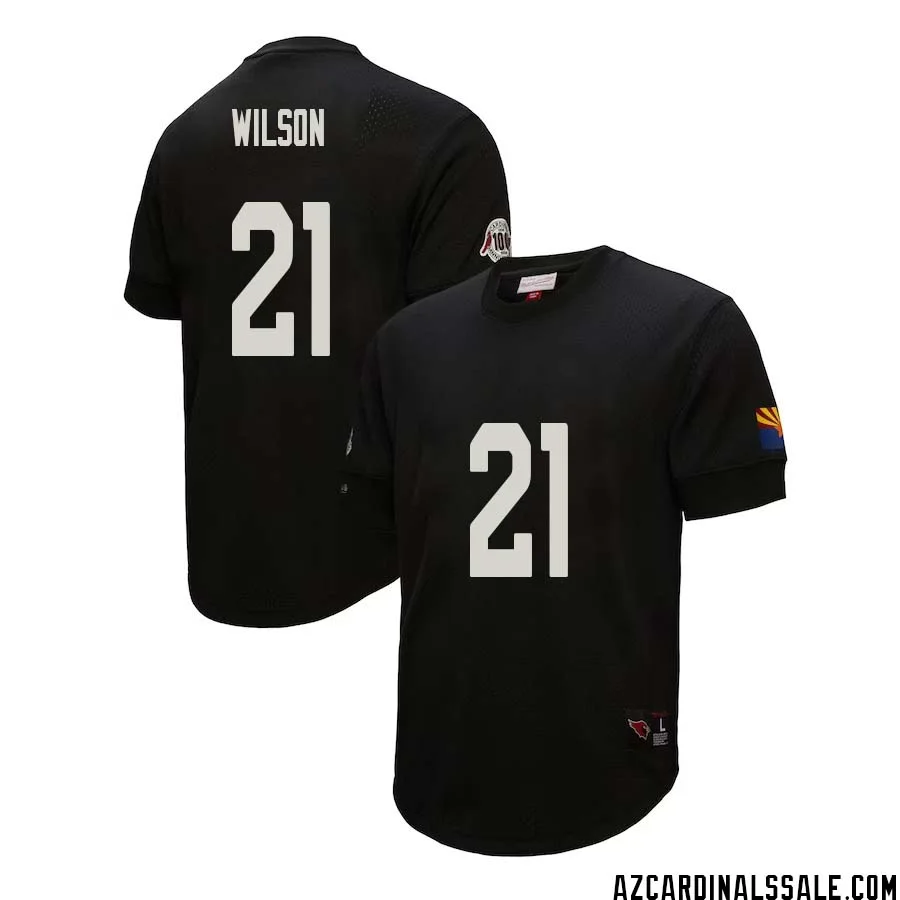 Adrian Wilson No 21 Arizona Cardinals Mitchell Ness Retired Player Name Number Mesh Top Black