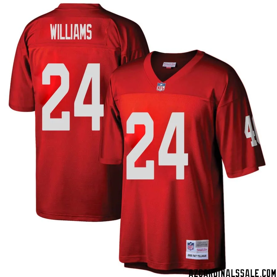 Aeneas Williams No 24 Arizona Cardinals Mitchell Ness Big Tall 2000 Retired Player Replica Jersey Red