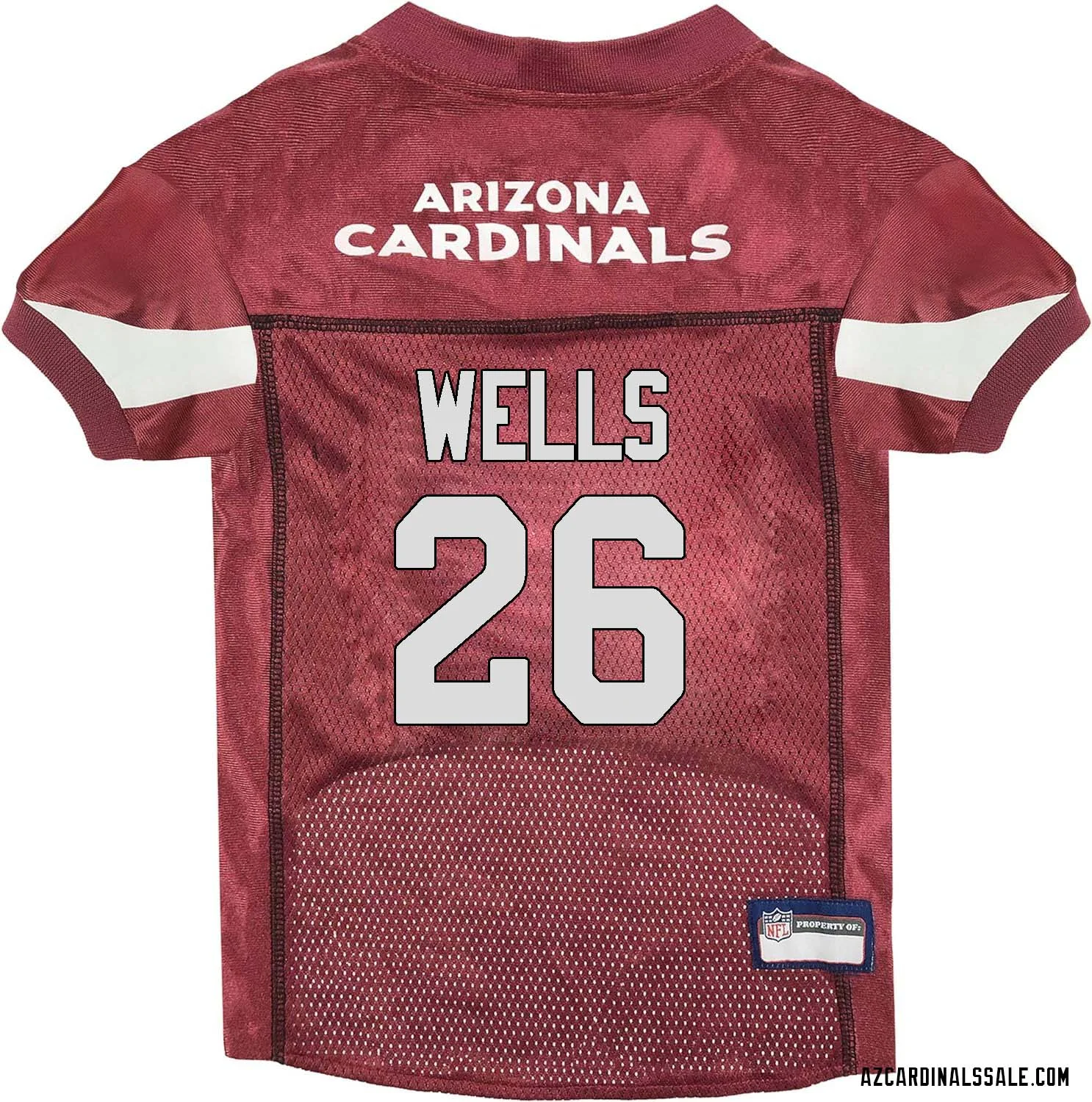 Beanie Wells No 26 Arizona Cardinals Dog Red Jersey