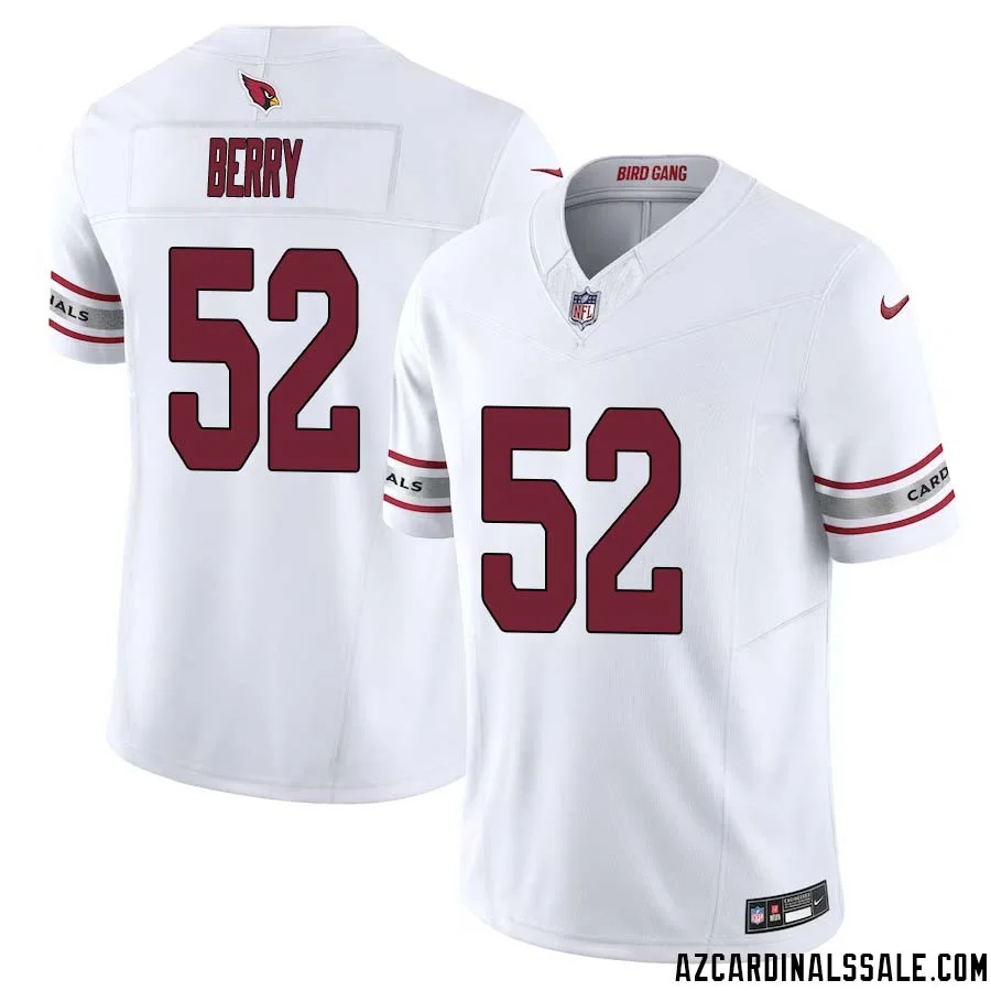 Bertrand Berry No 52 Arizona Cardinals Vapor F.U.S.E. Limited Jersey White 1
