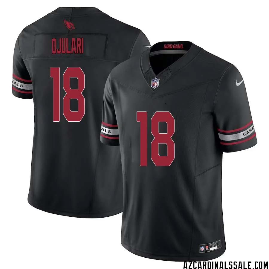 BJ Ojulari No 18 Arizona Cardinals Vapor F.U.S.E. Limited Jersey Black 1