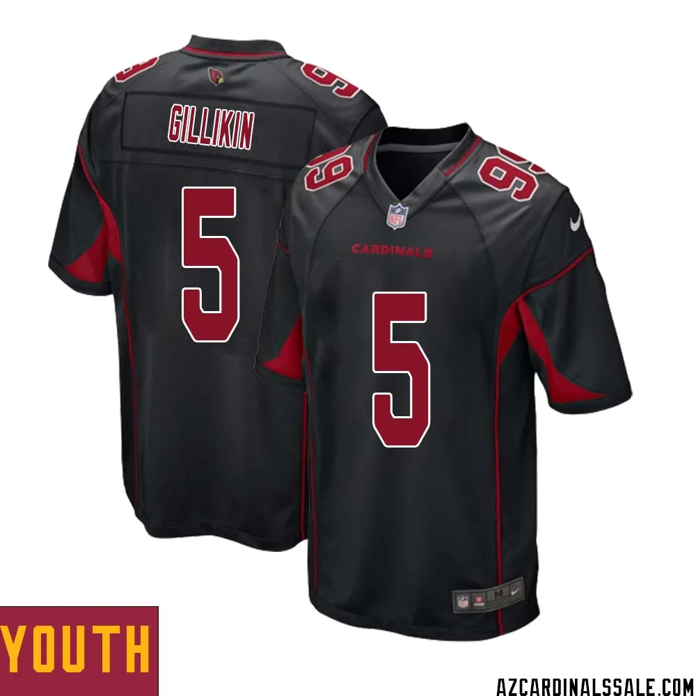 Blake Gillikin No 5 Arizona Cardinals Alternate Game Jersey Cardinal for Youth