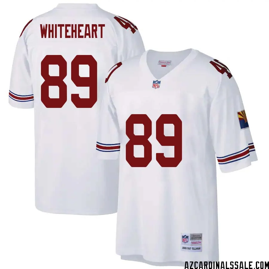 Blake Whiteheart No 89 Arizona Cardinals Mitchell Ness Big Tall 2000 Retired Player Replica Jersey White