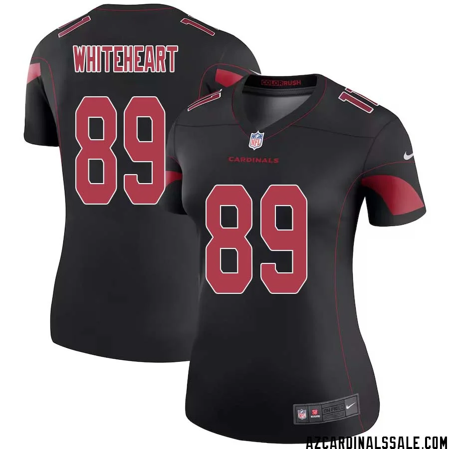 Blake Whiteheart No 89 Women Black Arizona Cardinals Color Rush Vapor Limited Jersey 1