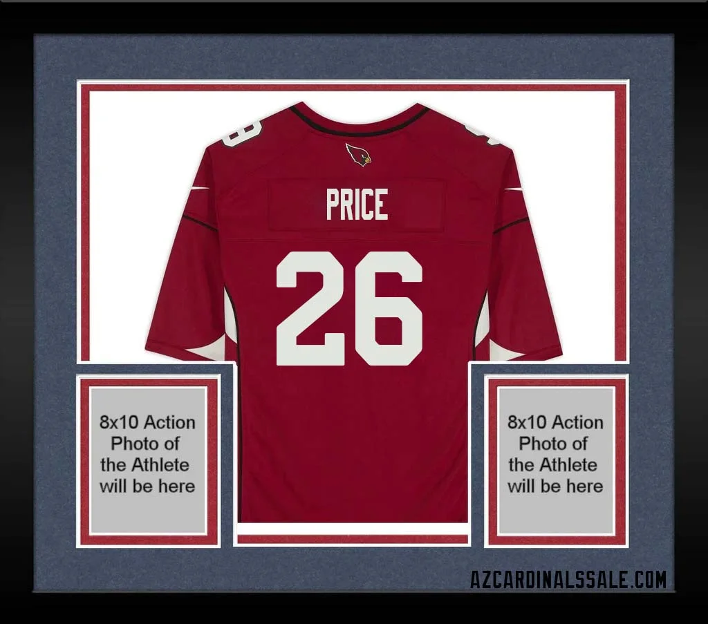 Bobby Price No 26 Arizona Cardinals Autographed Red Game Jersey 1