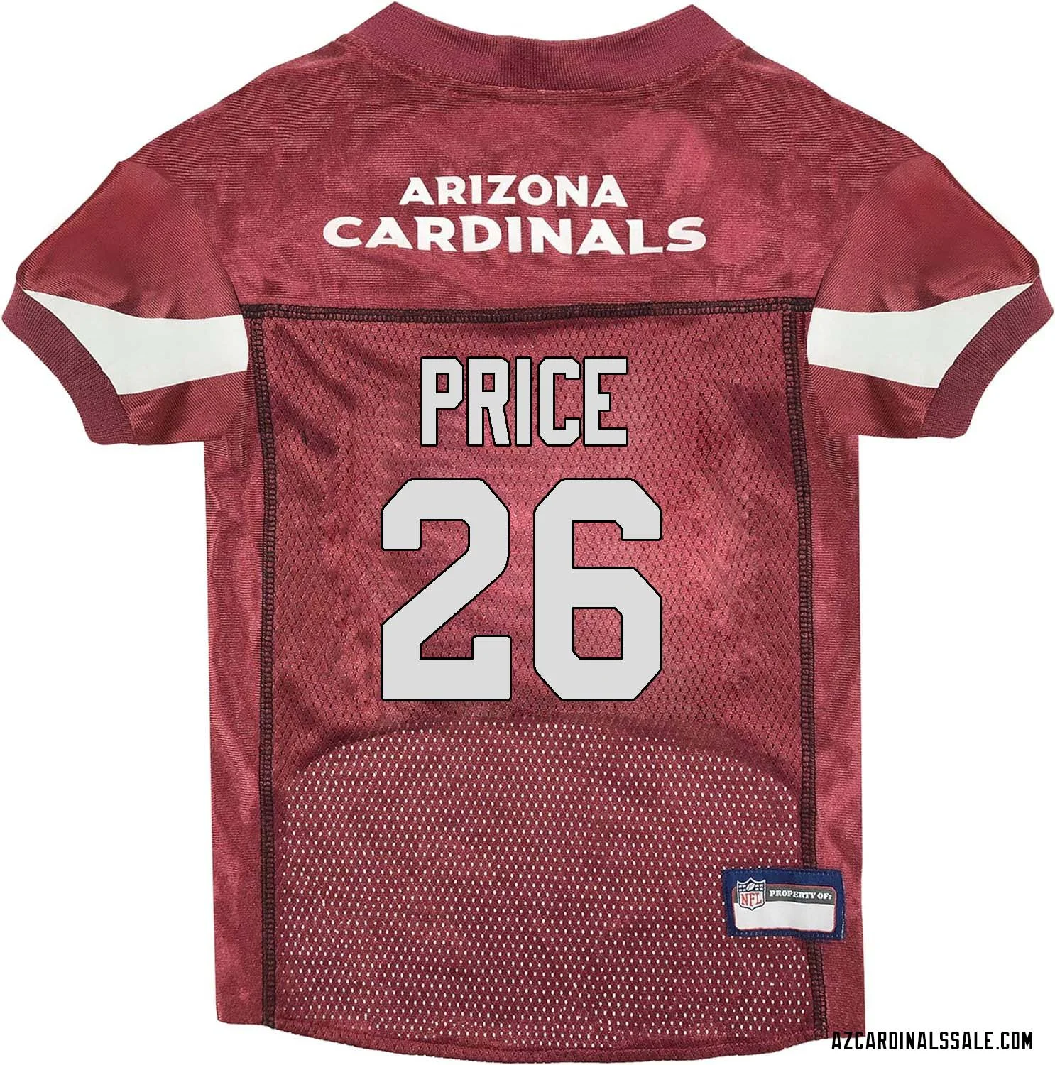 Bobby Price No 26 Arizona Cardinals Dog Red Jersey