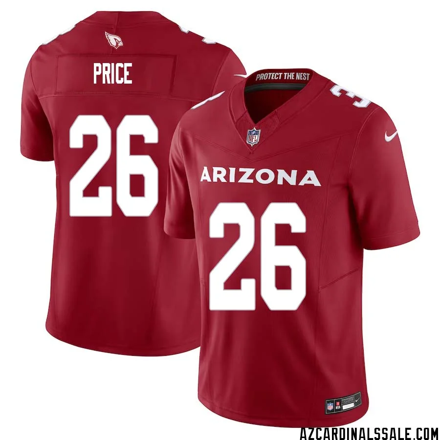 Bobby Price No 26 Arizona Cardinals Vapor F.U.S.E. Limited Jersey Red 1