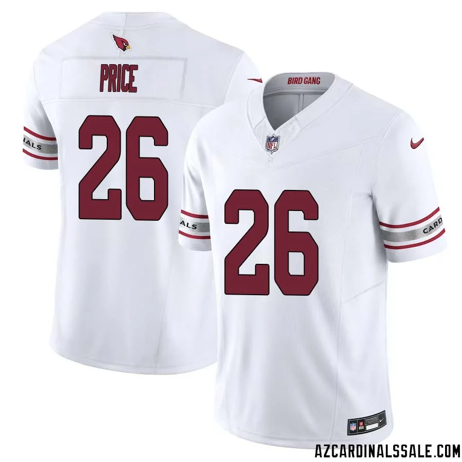 Bobby Price No 26 Arizona Cardinals Vapor F.U.S.E. Limited Jersey White