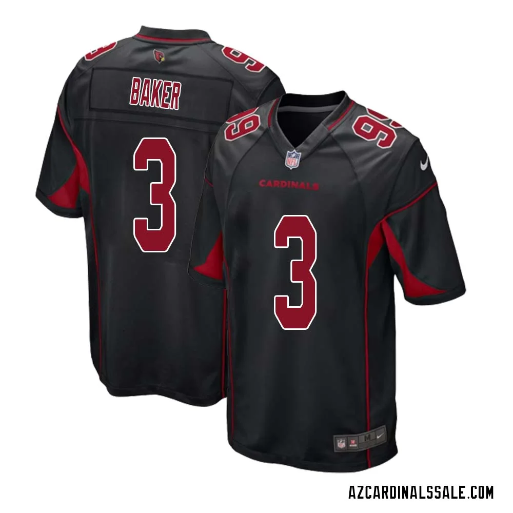 Budda Baker No 3 Arizona Cardinals Alternate Game Jersey Cardinal for Men 1