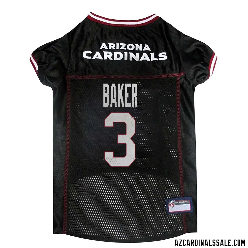 Budda Baker No 3 Arizona Cardinals Dog Black Jersey