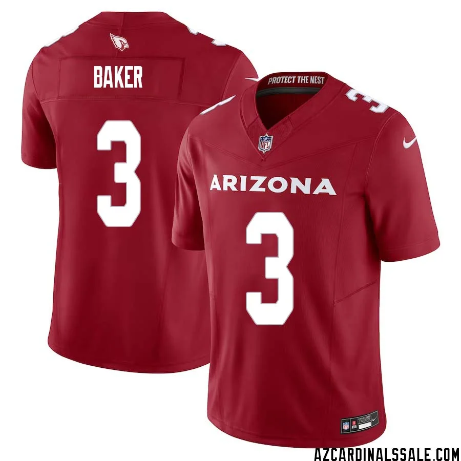 Budda Baker No 3 Arizona Cardinals Vapor F.U.S.E. Limited Jersey Red 1