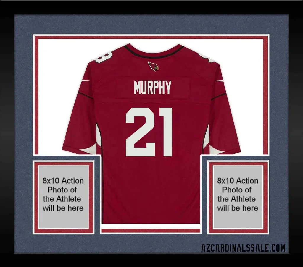 Byron Murphy No 21 Arizona Cardinals Autographed Red Game Jersey