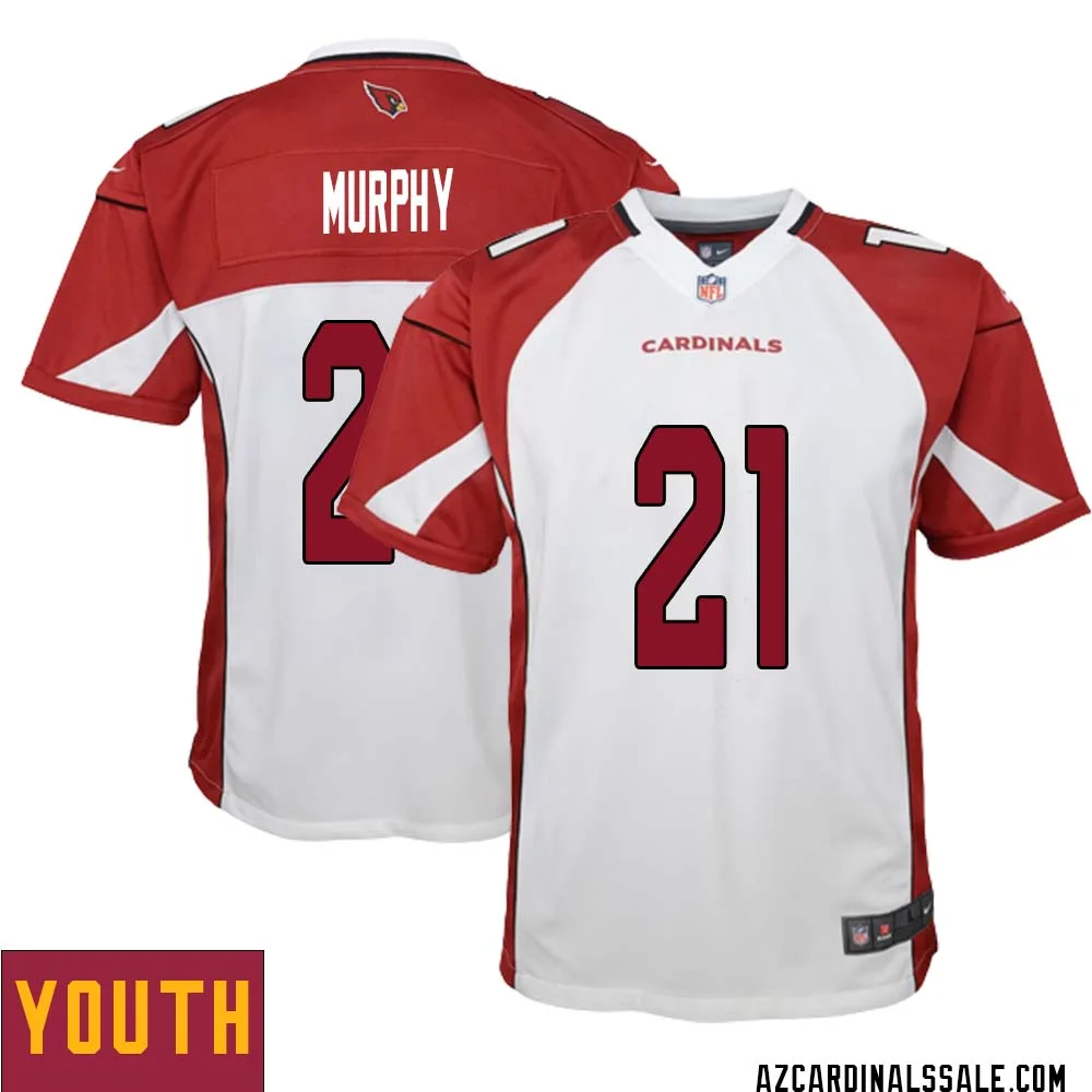Byron Murphy No 21 Arizona Cardinals Away Game Jersey Cardinal for Youth