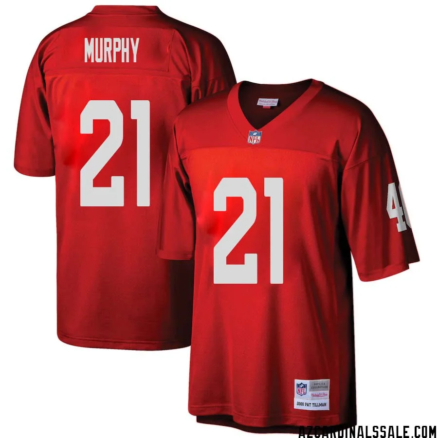 Byron Murphy No 21 Arizona Cardinals Mitchell Ness Big Tall 2000 Retired Player Replica Jersey Red 1