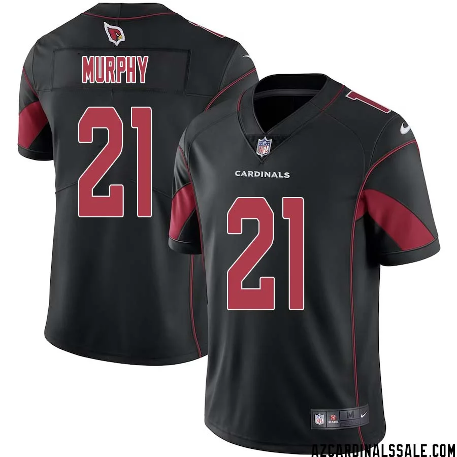 Byron Murphy No 21 Men Black Arizona Cardinals Color Rush Vapor Limited Jersey 1