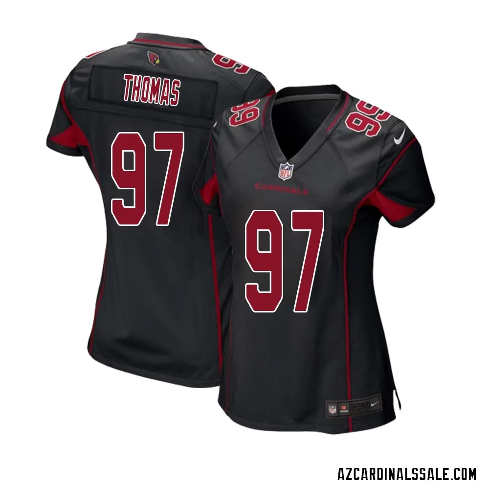 Cameron Thomas No 97 Arizona Cardinals Alternate Game Jersey Cardinal for Women 1