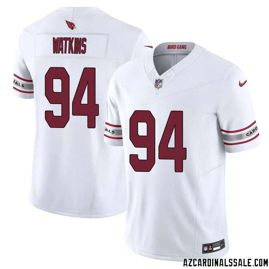 Carlos Watkins No 94 Arizona Cardinals Vapor F.U.S.E. Limited Jersey White 1