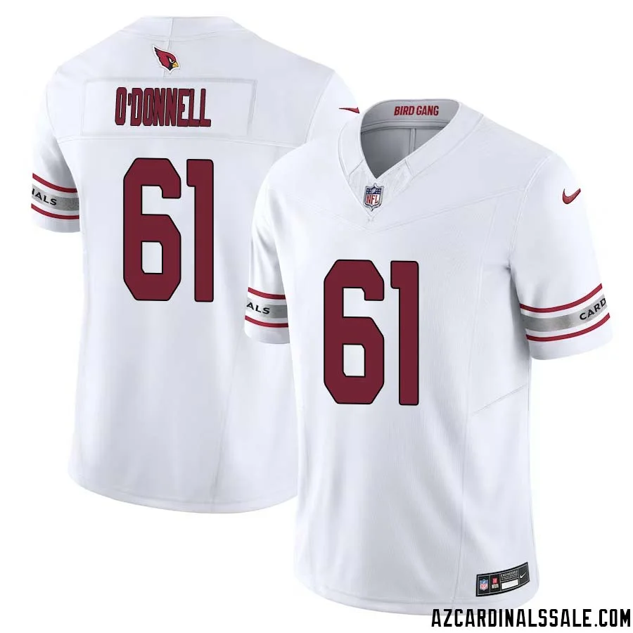 Carter ODonnell No 61 Arizona Cardinals Vapor F.U.S.E. Limited Jersey White