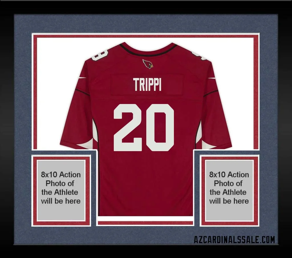 Charley Trippi No 20 Arizona Cardinals Autographed Red Game Jersey 1