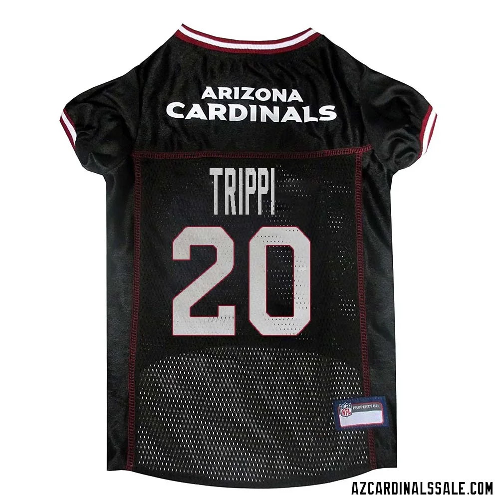 Charley Trippi No 20 Arizona Cardinals Dog Black Jersey 1