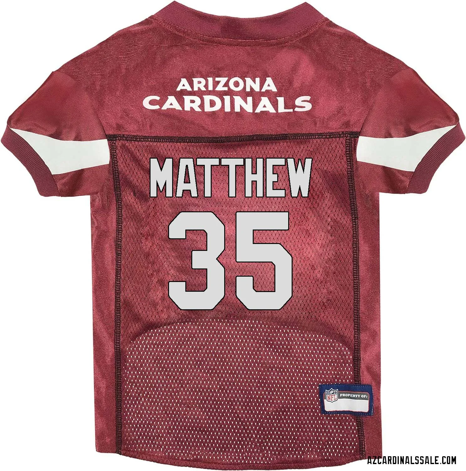 Christian Matthew No 35 Arizona Cardinals Dog Red Jersey