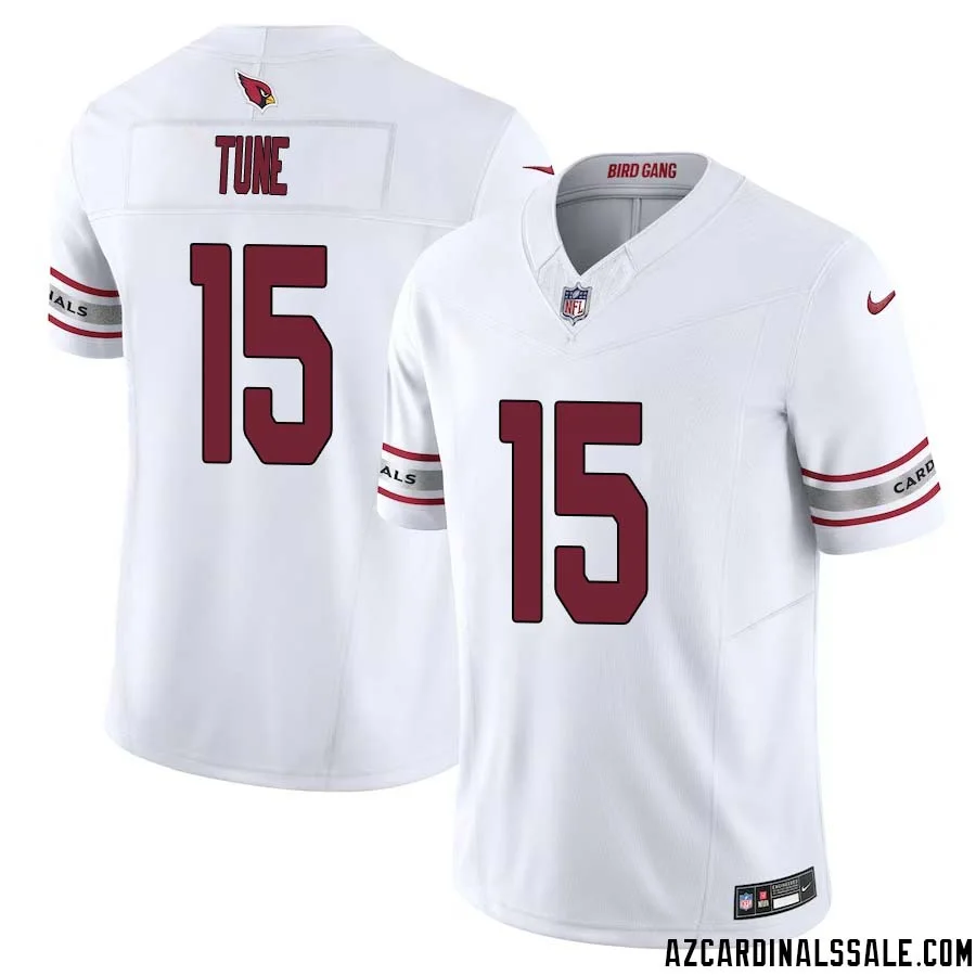 Clayton Tune No 15 Arizona Cardinals Vapor F.U.S.E. Limited Jersey White 1