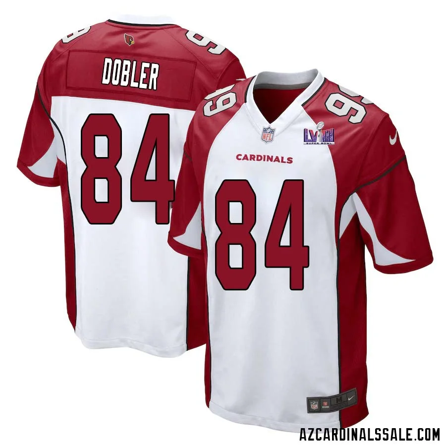 Conrad Dobler No 84 Arizona Cardinals Super Bowl LVIII Away Game Jersey Cardinal for Men 1