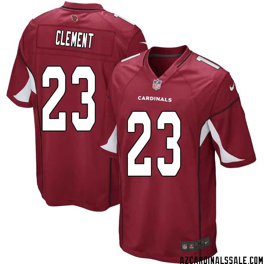 Corey Clement No 23 Arizona Cardinals Home Game Jersey Cardinal for Men 1
