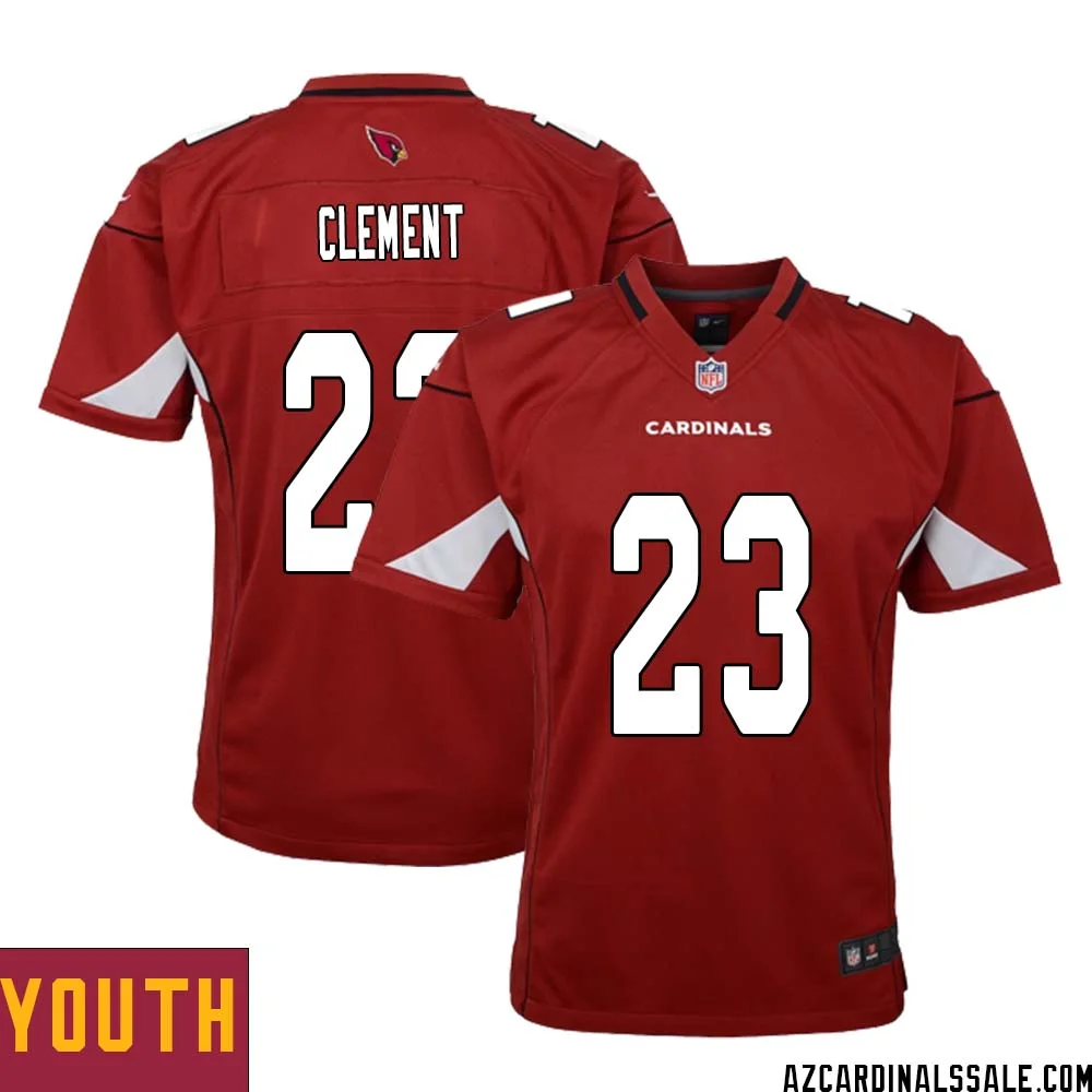 Corey Clement No 23 Arizona Cardinals Home Game Jersey Cardinal for Youth