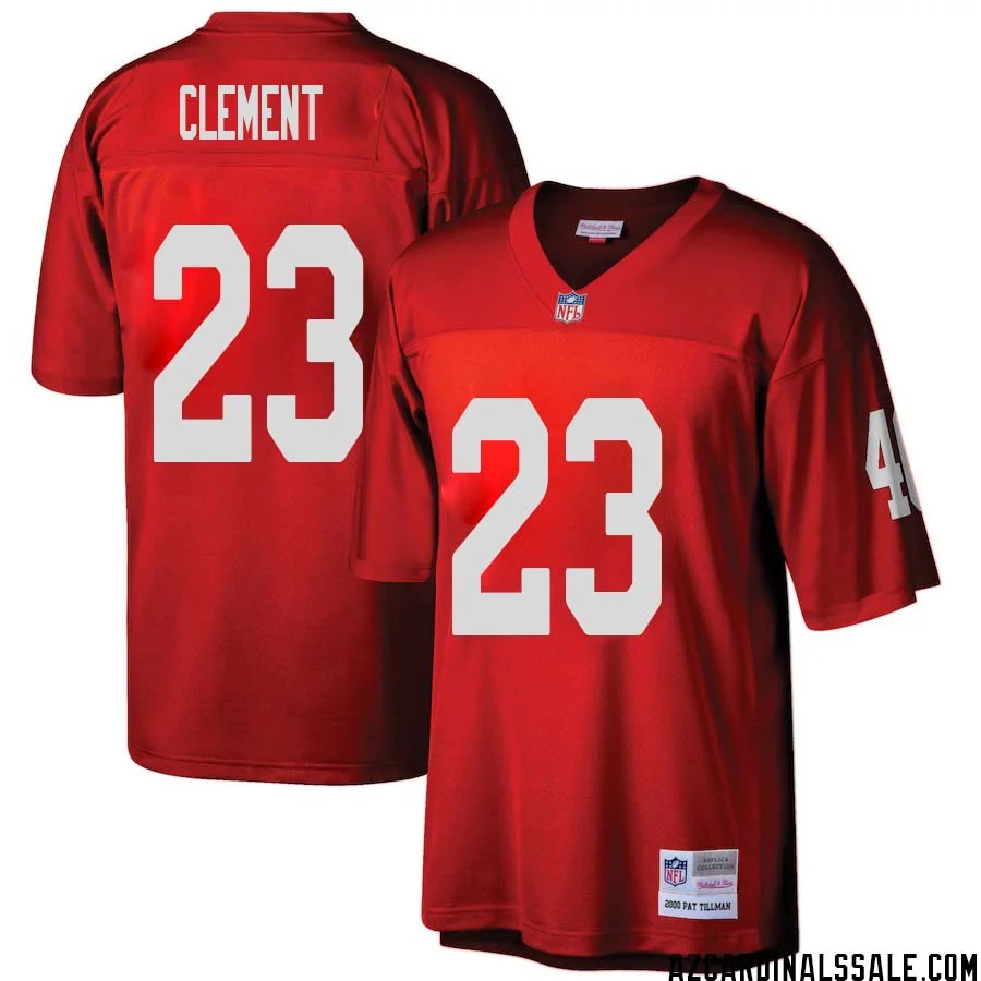 Corey Clement No 23 Arizona Cardinals Mitchell Ness Big Tall 2000 Retired Player Replica Jersey Red 1