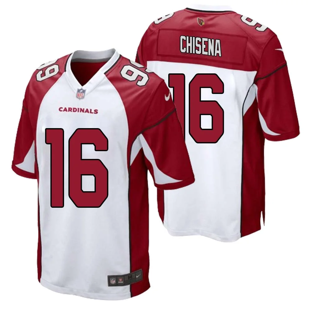 Dan Chisena No 16 Arizona Cardinals Away Game Jersey Cardinal for Men 1