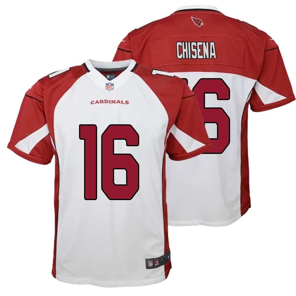 Dan Chisena No 16 Arizona Cardinals Away Game Jersey Cardinal for Youth
