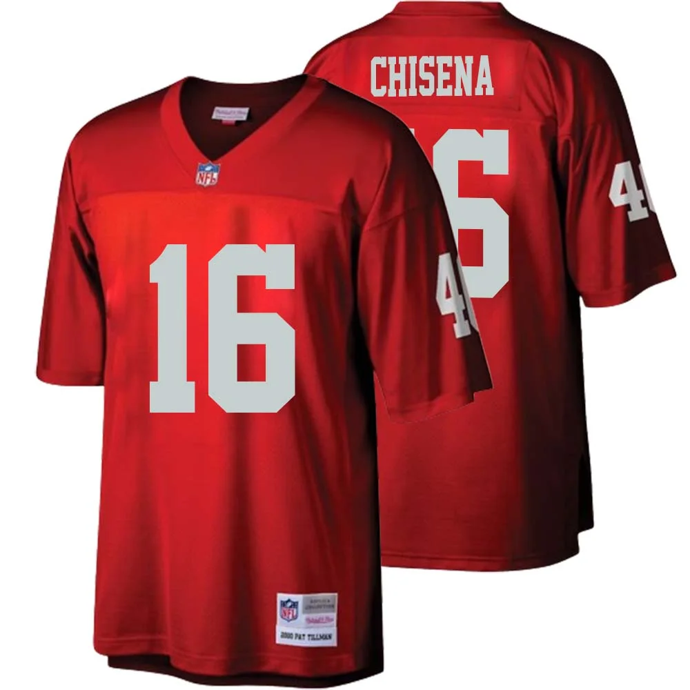 Dan Chisena No 16 Arizona Cardinals Mitchell Ness Big Tall 2000 Retired Player Replica Jersey Red
