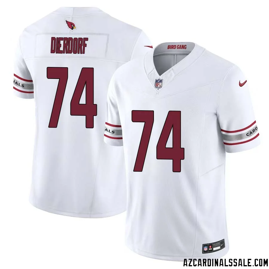 Dan Dierdorf No 74 Arizona Cardinals Vapor F.U.S.E. Limited Jersey White