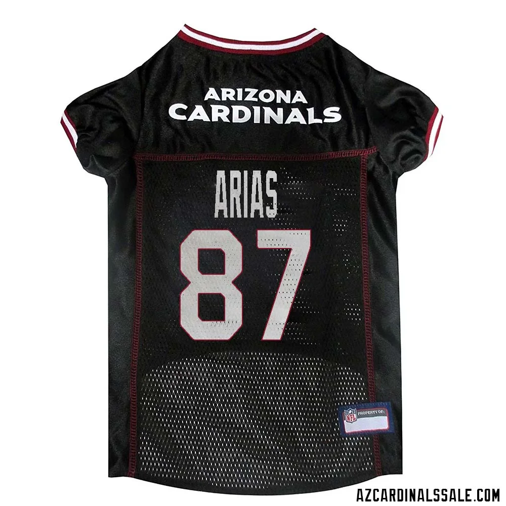 Daniel Arias No 87 Arizona Cardinals Dog Black Jersey 1