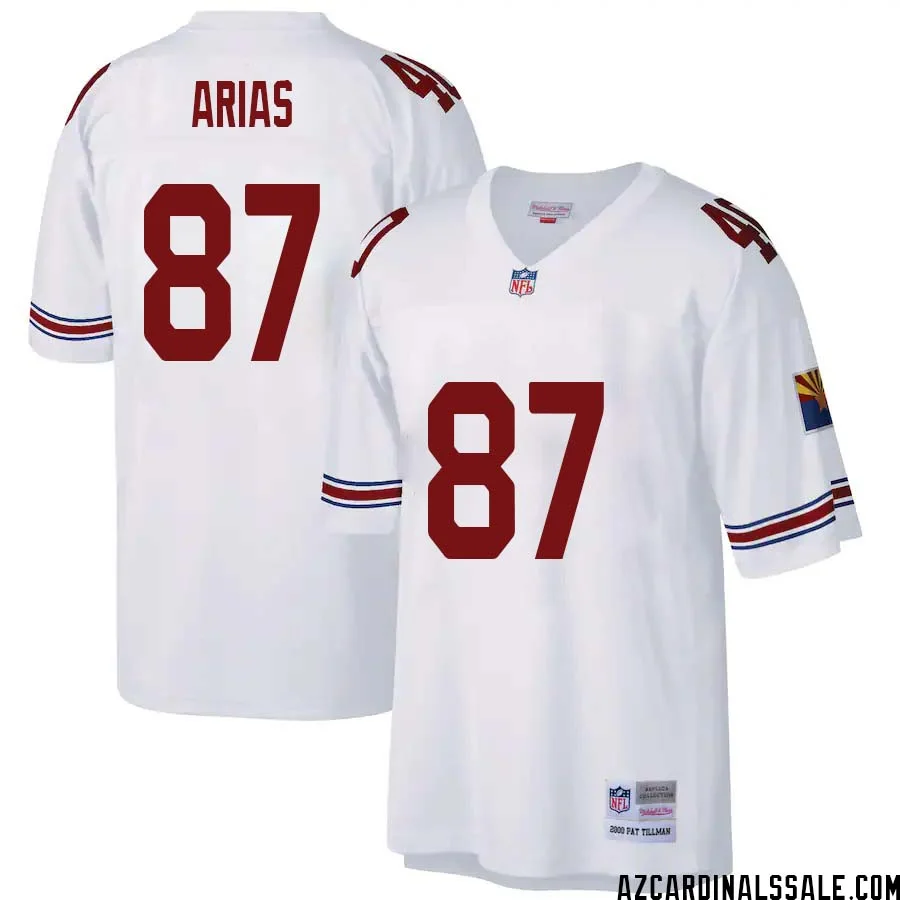 Daniel Arias No 87 Arizona Cardinals Mitchell Ness Big Tall 2000 Retired Player Replica Jersey White