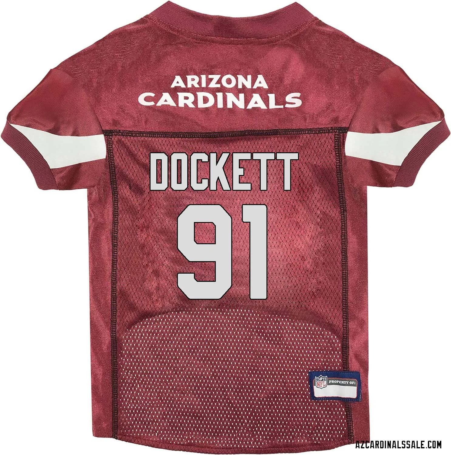 Darnell Dockett No 91 Arizona Cardinals Dog Red Jersey