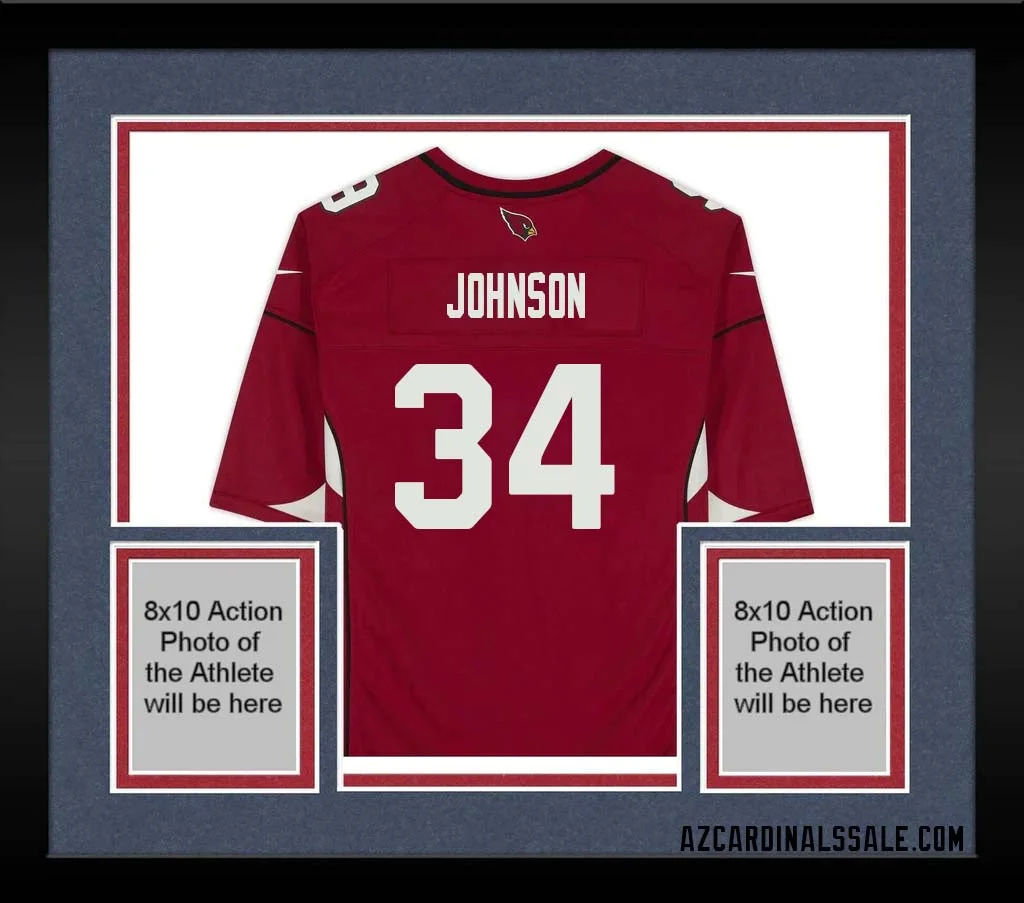 David Johnson No 34 Arizona Cardinals Autographed Red Game Jersey 1