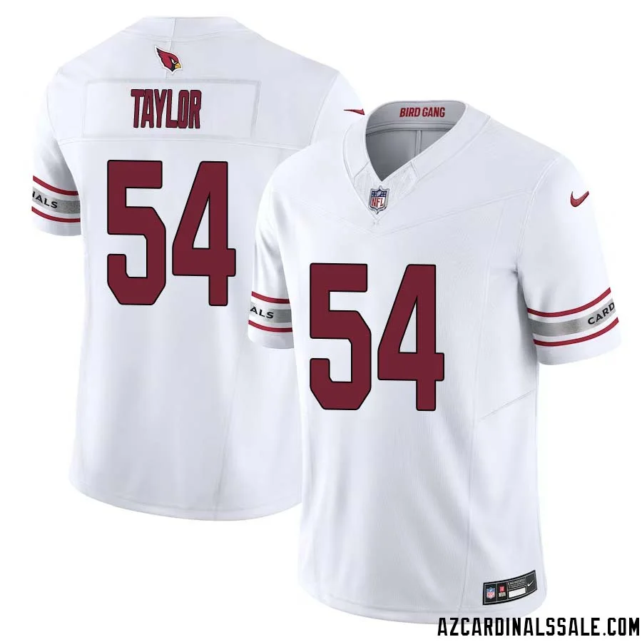 Davion Taylor No 54 Arizona Cardinals Vapor F.U.S.E. Limited Jersey White 1