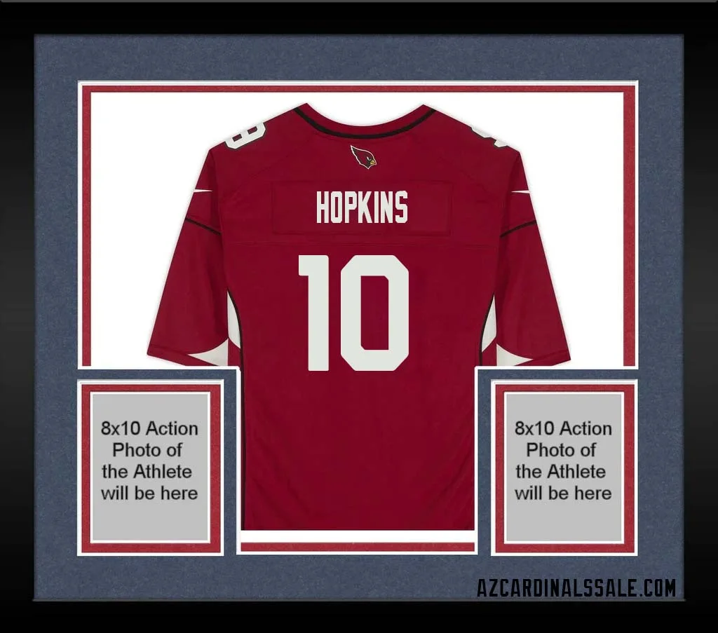 DeAndre Hopkins No 10 Arizona Cardinals Autographed Red Game Jersey 1