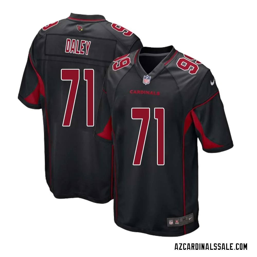 Dennis Daley No 71 Arizona Cardinals Alternate Game Jersey Cardinal for Men