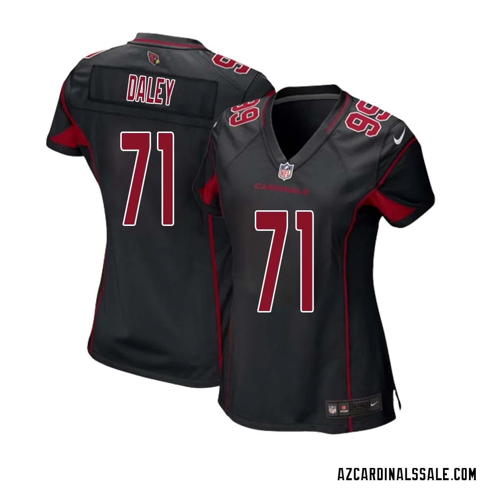 Dennis Daley No 71 Arizona Cardinals Alternate Game Jersey Cardinal for Women